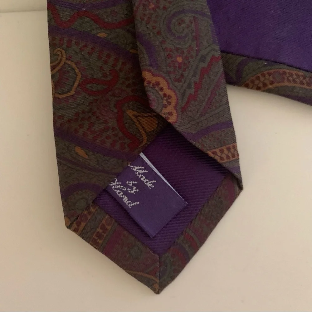 Ralph Lauren Paisley Silk Tie